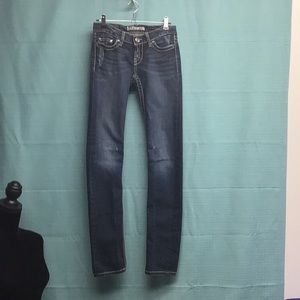 BKE blue jeans size25x33.5